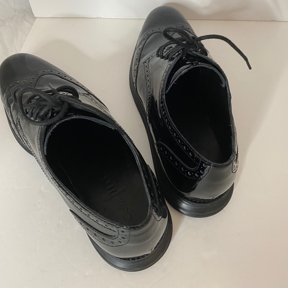 COLE HAAN Lunargrand Black Patent Wing Tip Oxford - Picture 2 of 8